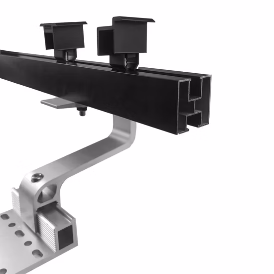 中国のアルミニウム PV マウント構造マウントブラケットカラースチールタイル用ソーラーマウントシステム